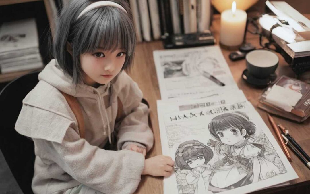 L&rsquo;art de dessiner des personnages de manga pour débutants